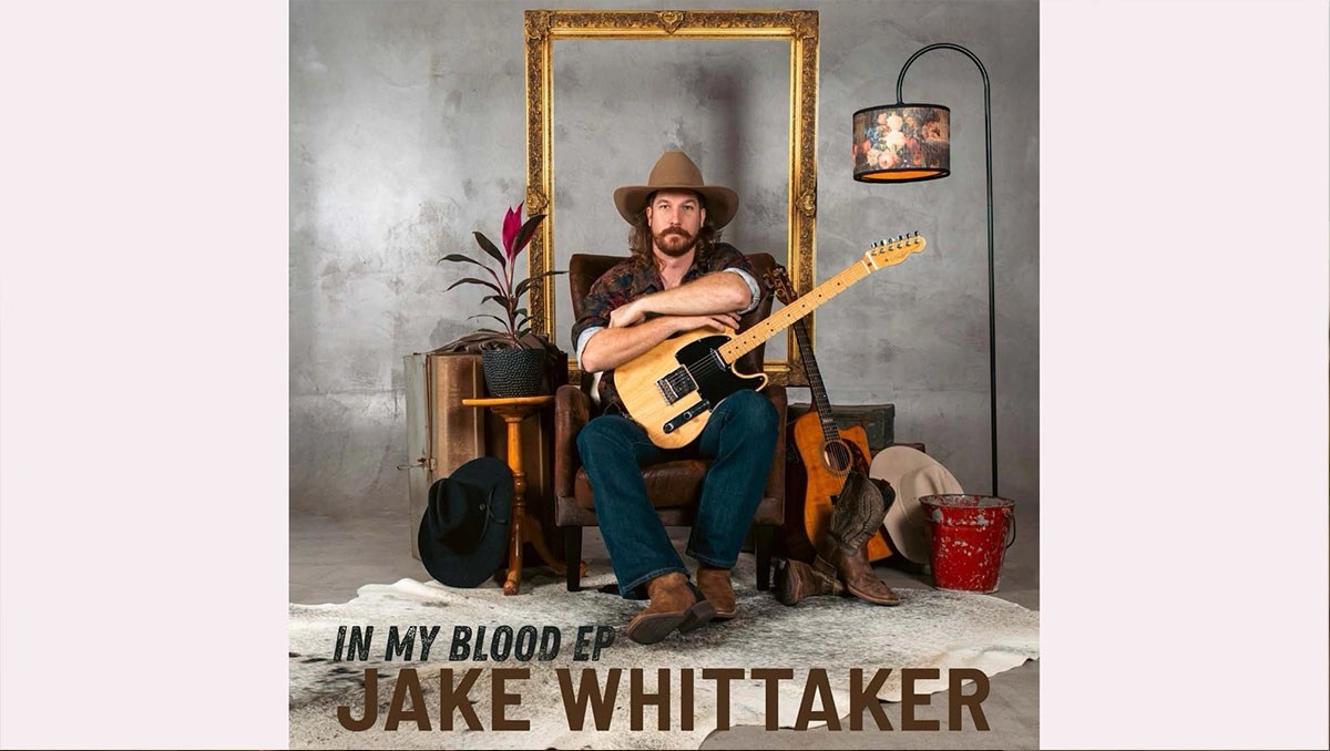 The cover of Jake Whittaker’s debut EP ‘In My Blood’.
