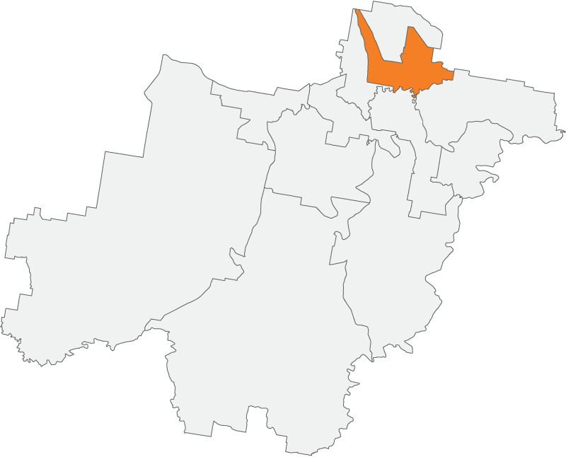 Map of Logan City highlighting division 3