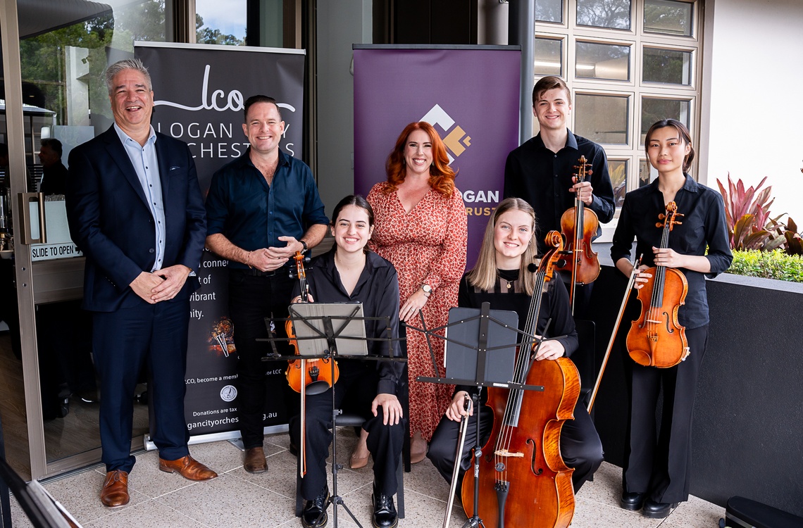 Mayor and Mayoress with members of orchestra. Photo credit KWP Studios .jpg