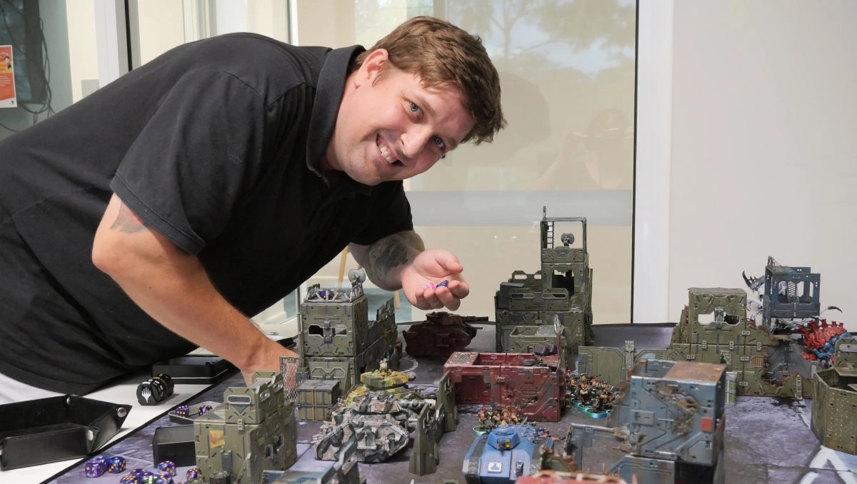 Tabletop miniature wargame with a medieval fantasy theme