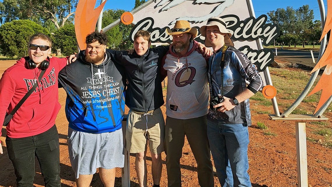 A group of participants the outback program