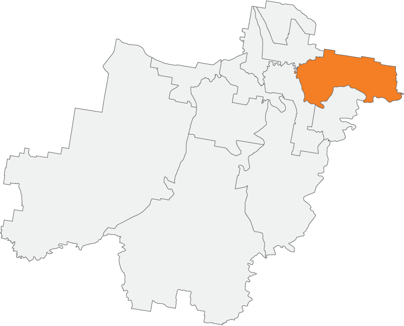 Map of Logan City highlighting division 10