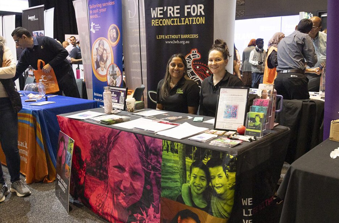 Job expo stall